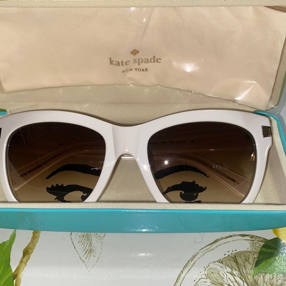 kate spade Accessories - White Kate spade sunglasses